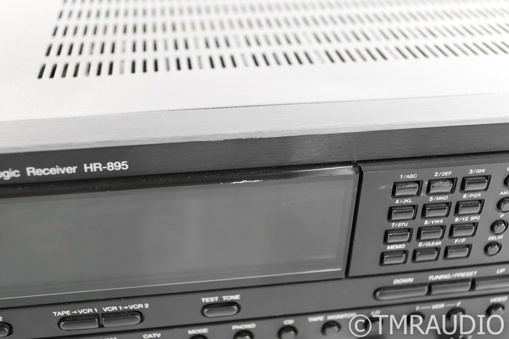 Carver HR-895 5.1 Channel Home Theater Receiver; AS-IS (No Speaker Output); AS-IS (No Speaker Output)