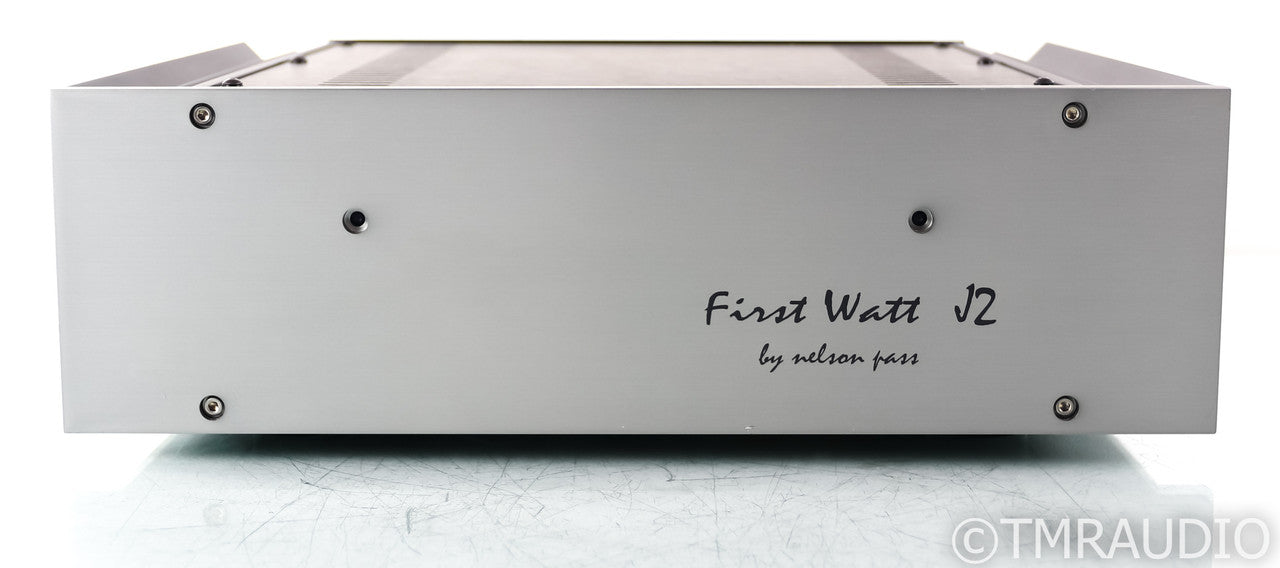 First Watt J2 Stereo Power Amplifier; Silver; J-2; By Nelson Pass; Silver; J-2; By Nelson Pass