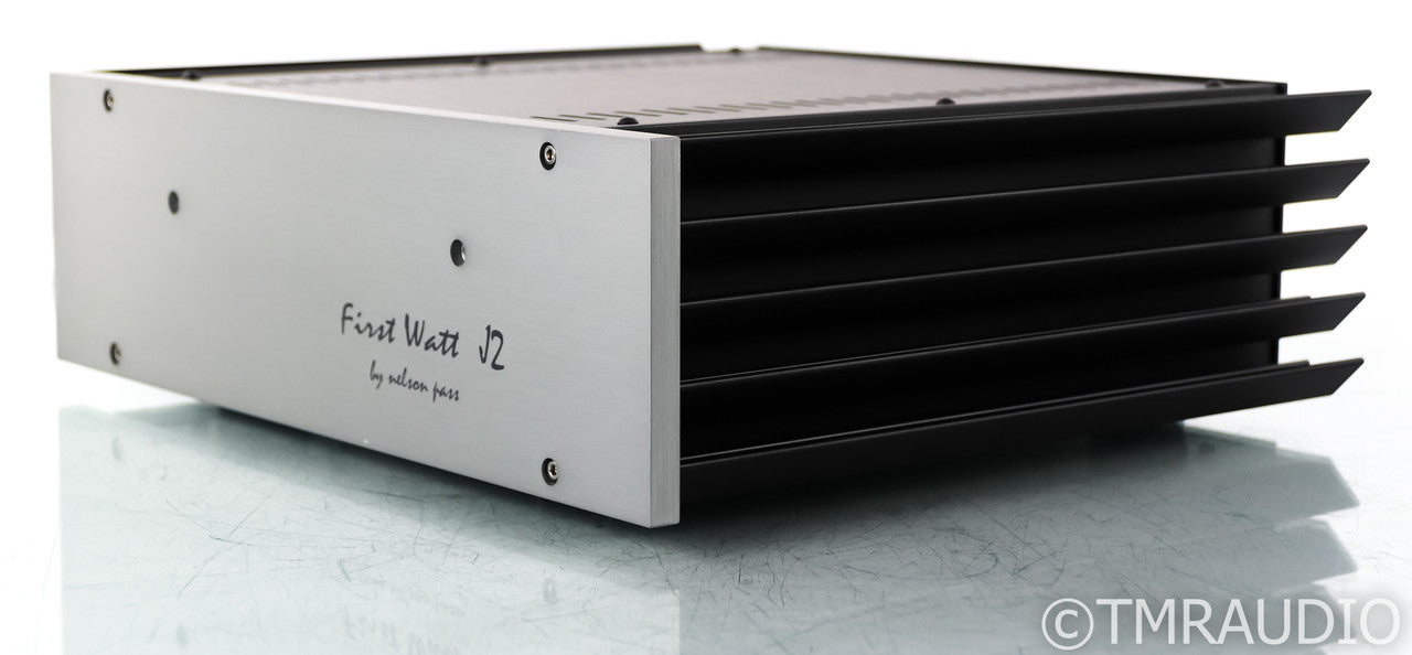 First Watt J2 Stereo Power Amplifier; Silver; J-2; By Nelson Pass; Silver; J-2; By Nelson Pass