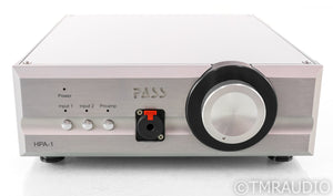 Pass Labs HPA-1 Headphone Amplifier; Silver; HPA1; Silver; HPA1
