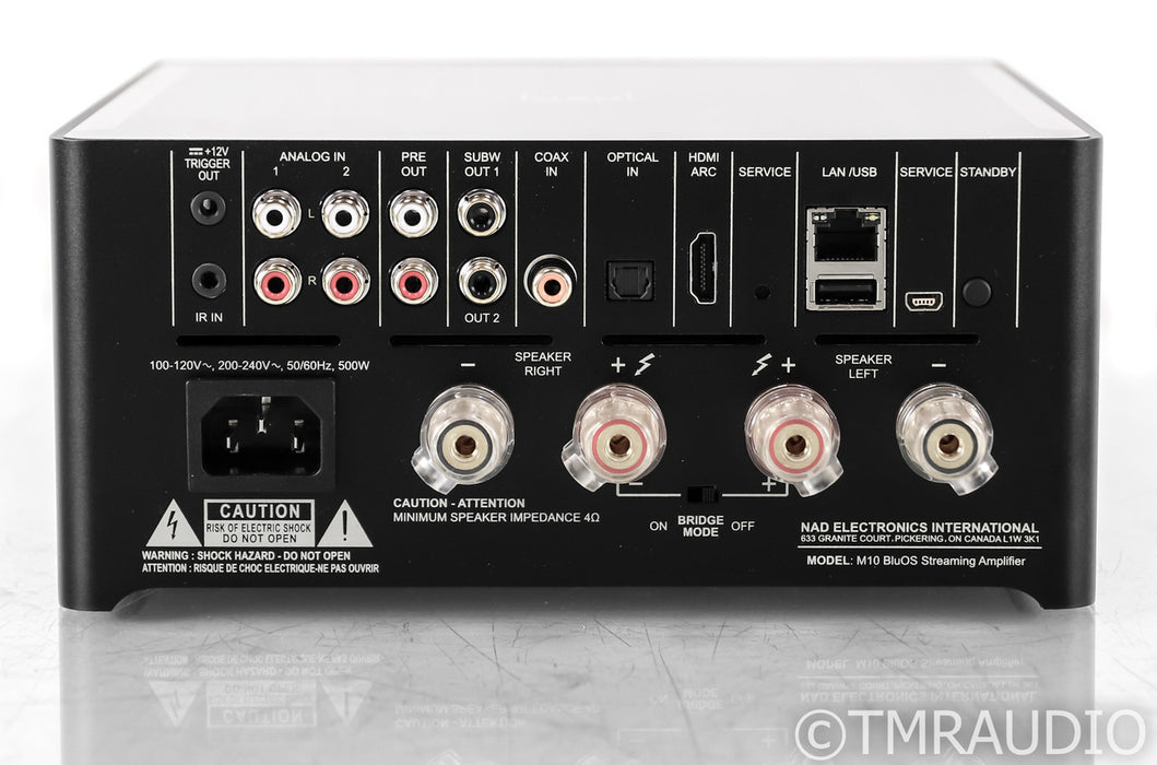 NAD M10 BluOS Streaming Integrated Amplifier; M-10 (Closeout / Open Box); M-10 (Closeout / Open Box)