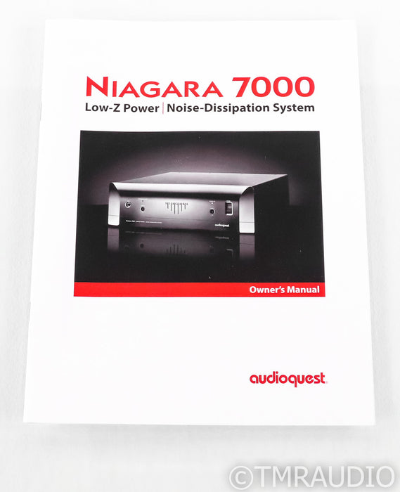 AudioQuest Niagra-7000 AC Power Line Conditioner; Niagra7000; Low-Z; 20A; Niagra7000; Low-Z; 20A