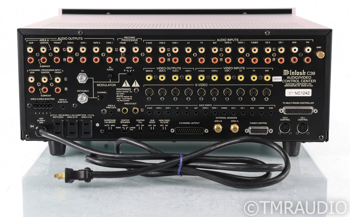 McIntosh C39 5.1 Channel Home Theater Processor; C-39; MM Phono; C-39; MM Phono