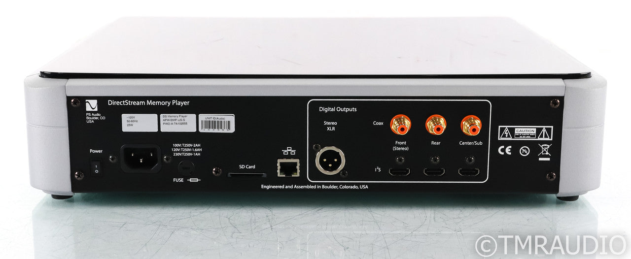 PS Audio DirectStream Memory Player SACD Transport; DMP; Silver; Remote (Used) (1/5)