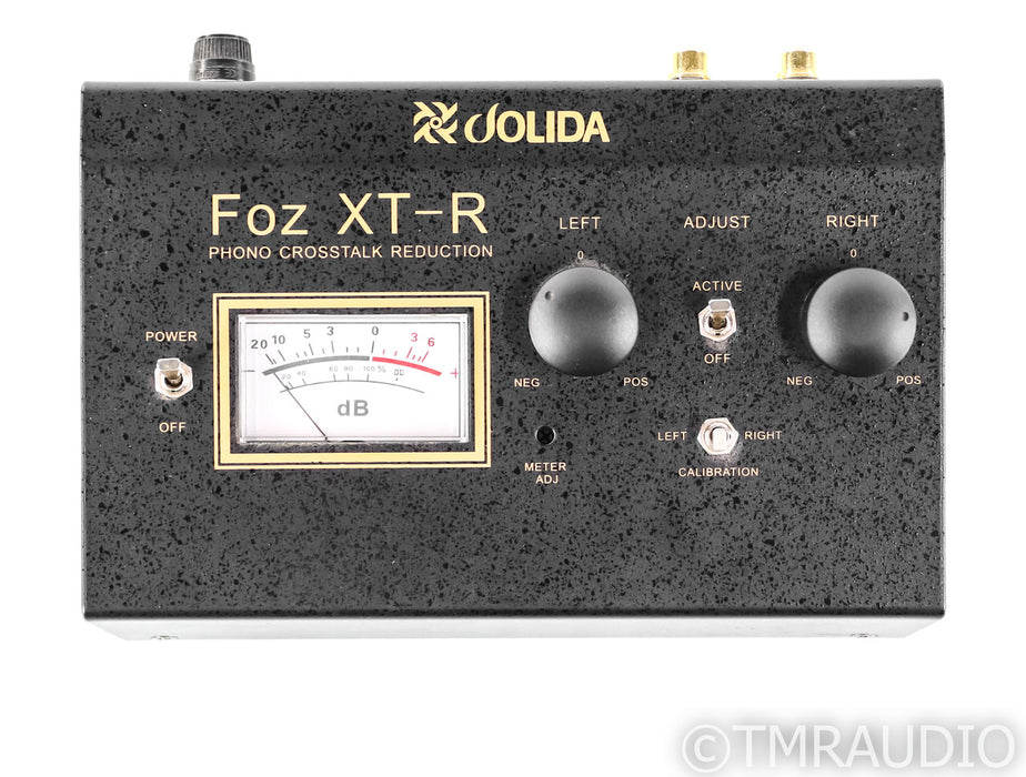Jolida Foz XT-R Phono Crosstalk Reducer; XTR; Black; XTR; Black