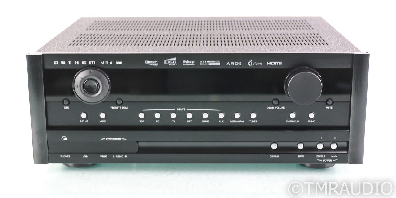 Anthem MRX 500 7.1 Channel Home Theater Receiver; MRX-500; Remote; MRX-500; Remote