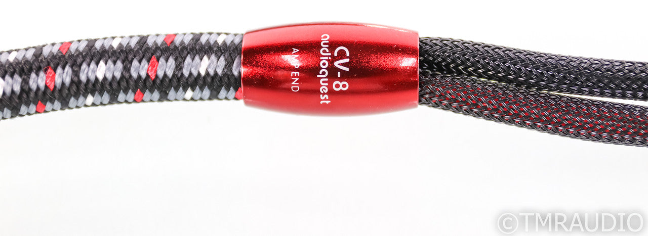 AudioQuest CV-8 Hyperlitz Speaker Cables; 8ft Pair; 8ft Pair
