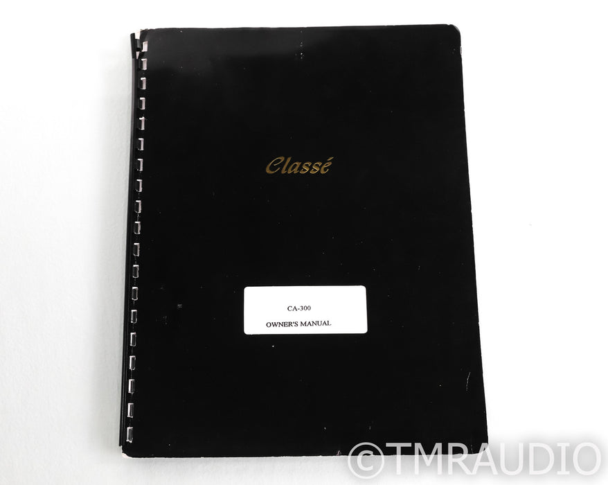 Classe CA-300 Stereo Power Amplifier; CA300; Black; CA300; Black