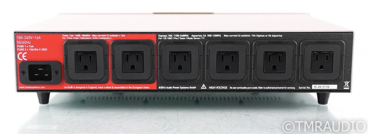 IsoTek Aquarius EVO 3 AC Powerline Conditioner; Silver; Silver
