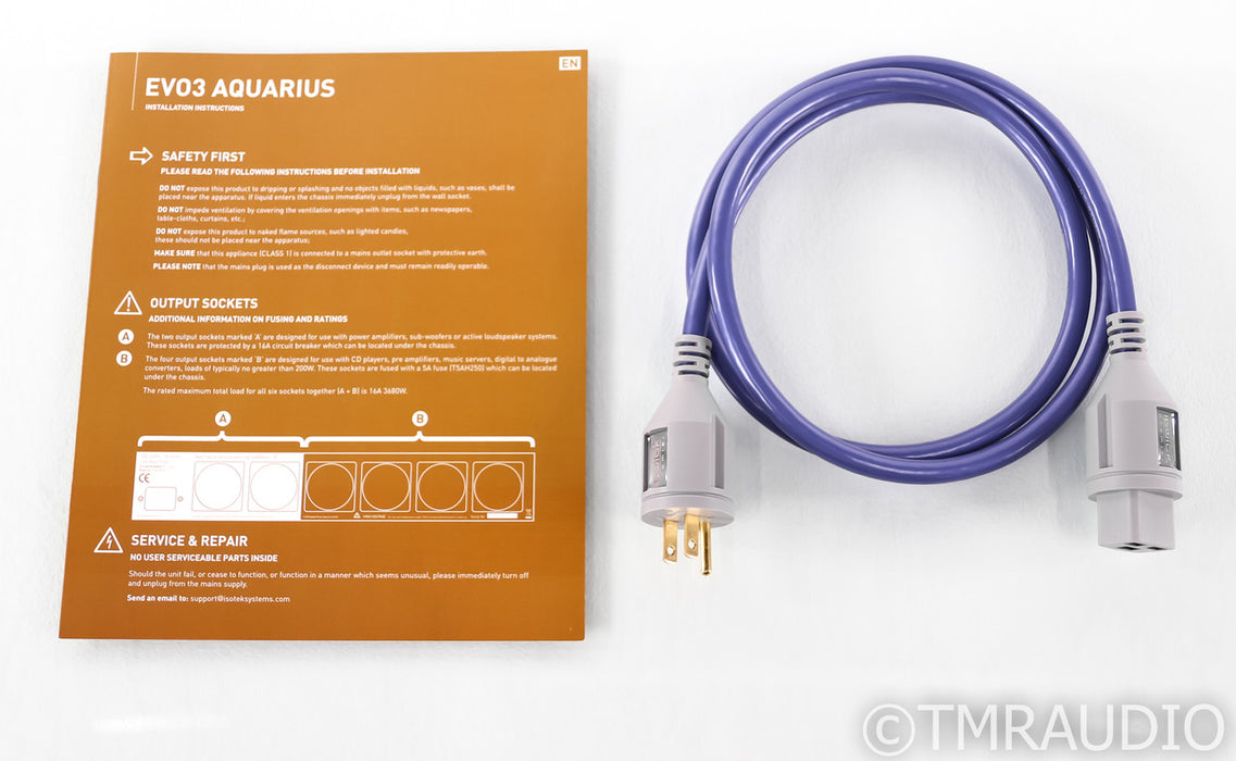 IsoTek Aquarius EVO 3 AC Powerline Conditioner; Silver; Silver