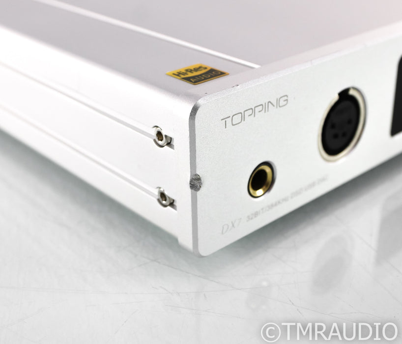 Topping DX7 DAC; D/A Converter; DX-7; Silver; Remote
