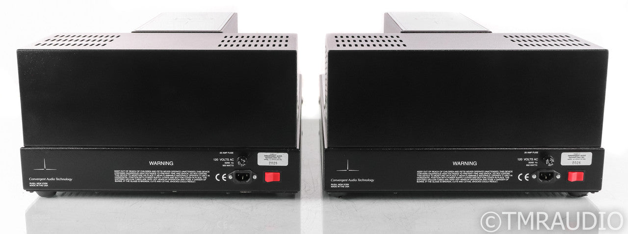 Convergent Audio Technology JL3 Signature MKII Mono Amplifier; Pair (New Tubes); Pair (New Tubes)