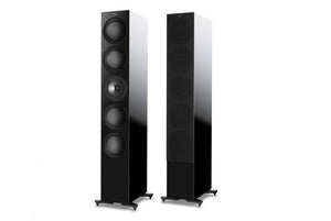 KEF R11 Floorstanding Speakers; Black Pair (New); Black Pair (New)