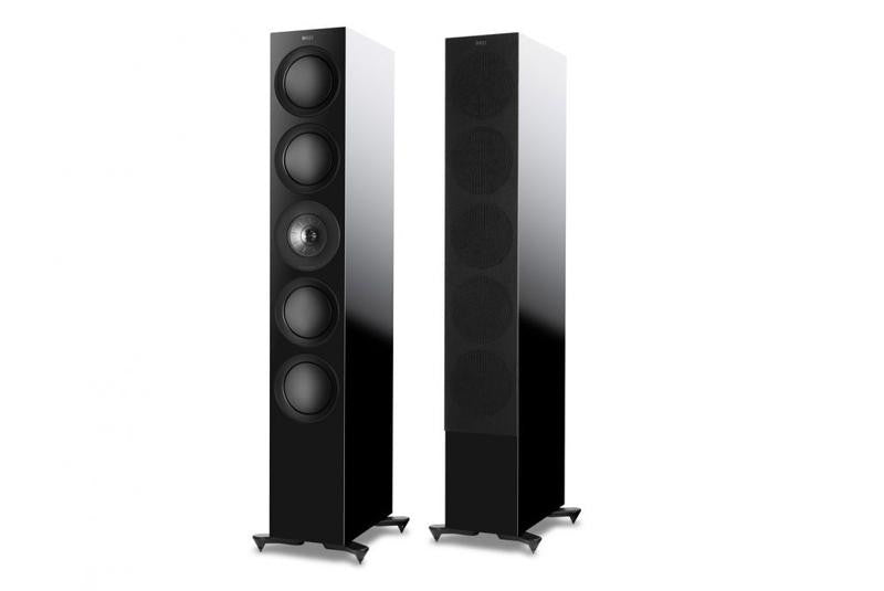 KEF R11 Floorstanding Speakers; Black Pair (New); Black Pair (New)