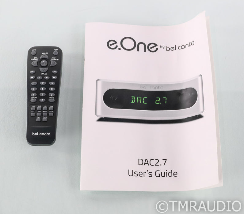Bel Canto e.One DAC2.7 DAC; D/A Converter; Black; D/A Converter; Black