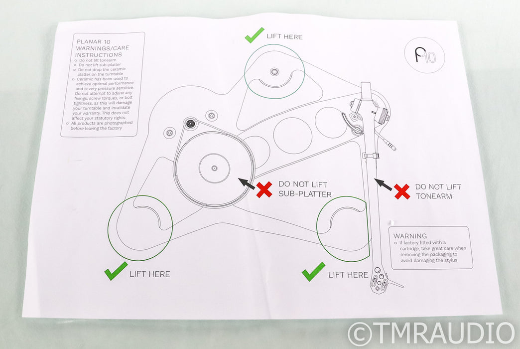 Rega Planar 10 Turntable; PL10; Apheta 3 MC Cartridge; PL10; Apheta 3 MC Cartridge