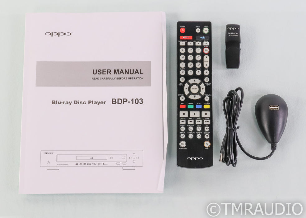 Oppo BDP-103 Universal Blu-Ray Player; BDP103; Remote; BDP103; Remote