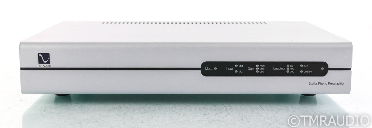 PS Audio Stellar Phono Preamplifier; Silver; Remote (Used); Silver; Remote (Used)
