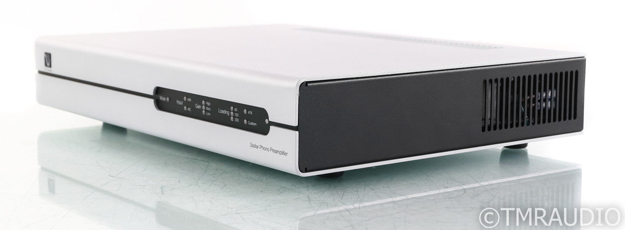 PS Audio Stellar Phono Preamplifier; Silver; Remote (Used); Silver; Remote (Used)