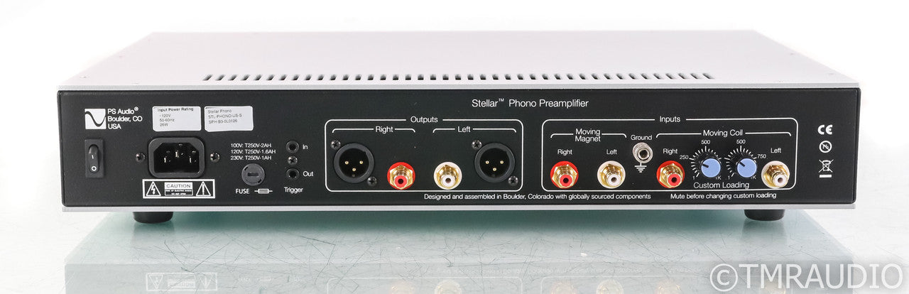 PS Audio Stellar Phono Preamplifier; Silver; Remote (Used); Silver; Remote (Used)