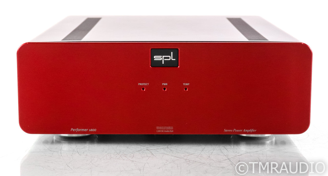 SPL Performer s800 Stereo Power Amplifier; S-800; Red (Refurbished); S-800; Red (Refurbished)