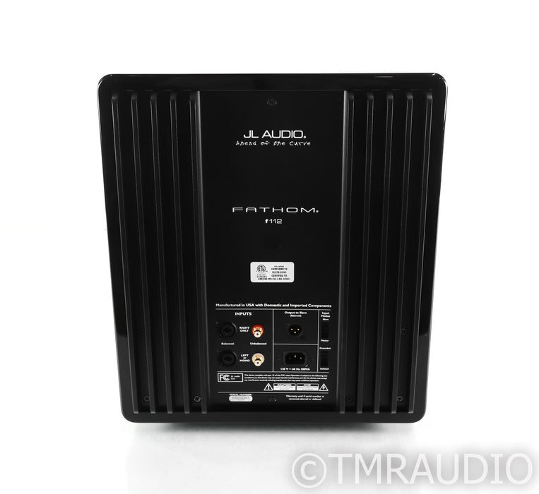 JL Audio Fathom f112 12" Powered Subwoofer; Gloss Black; F-112; Gloss Black; F-112