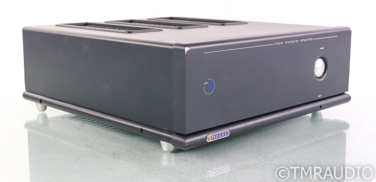 Proceed HPA3 3 Channel Power Amplifier; Triple Monaural; Gray; HPA-3; Madrigal