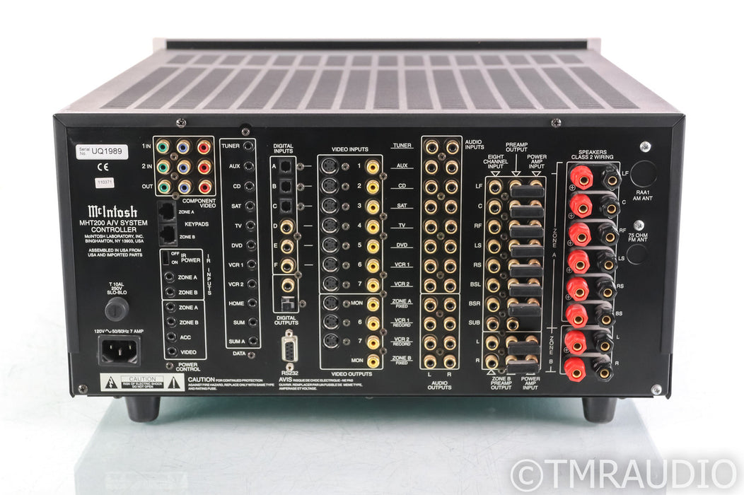 McIntosh MHT200 6.1 Channel Home Theater Receiver; MHT-200; Remote; MHT-200; Remote