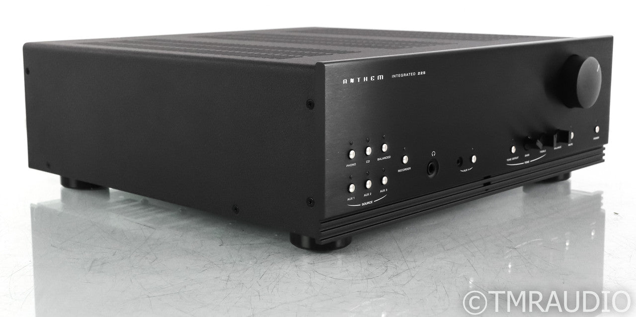 Anthem Integrated 225 Stereo Integrated Amplifier; Remote; Black; MM Phono; Remote; Black; MM Phono