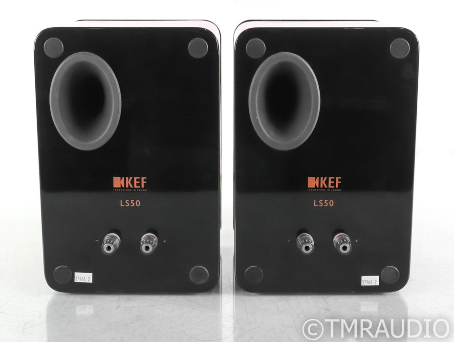KEF LS50 Bookshelf Speakers; Gloss Black Pair; Gloss Black Pair