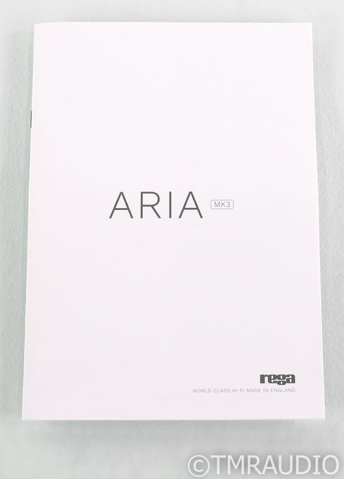 Rega Aria Mk3 MM / MC Phono Preamplifier; Black; Black