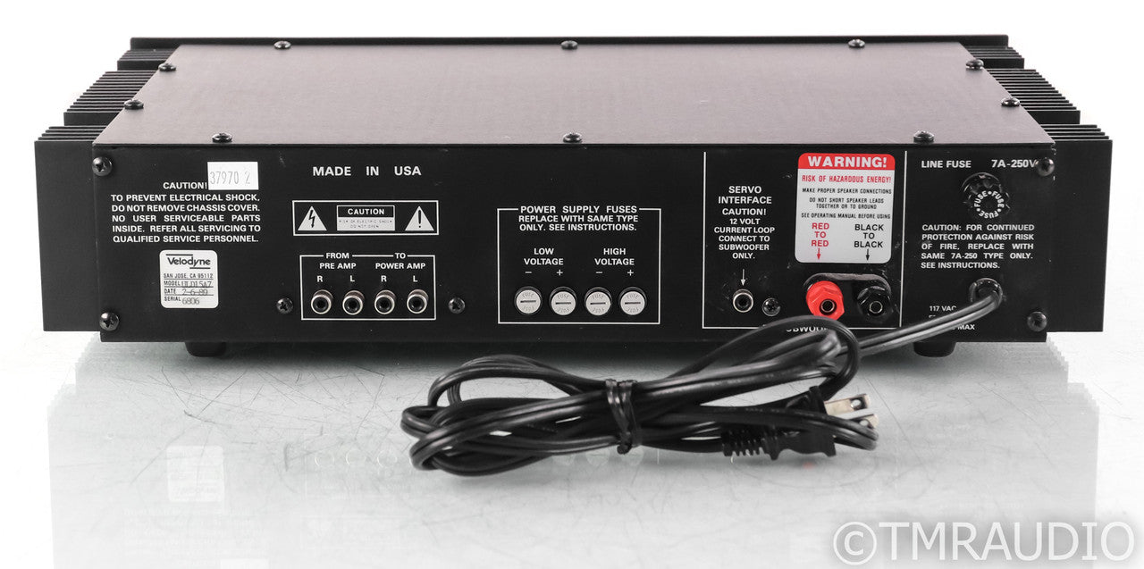 Velodyne ULD-15 15" Passive Subwoofer; ULD15; ULD Series 2 Servo Controller; ULD15; ULD Series 2 Servo Controller