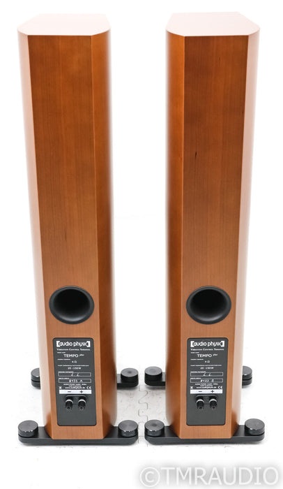 Audio Physic Tempo Plus Floorstanding Speakers; Cherry Pair; Cherry Pair