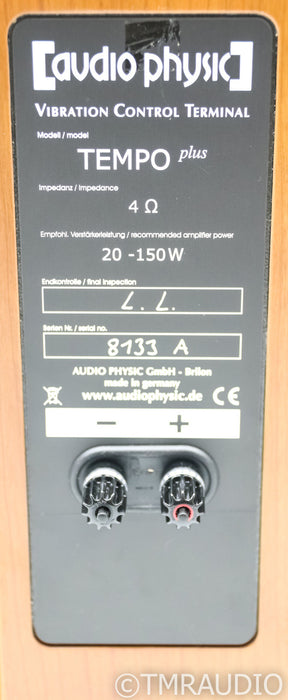 Audio Physic Tempo Plus Floorstanding Speakers; Cherry Pair; Cherry Pair