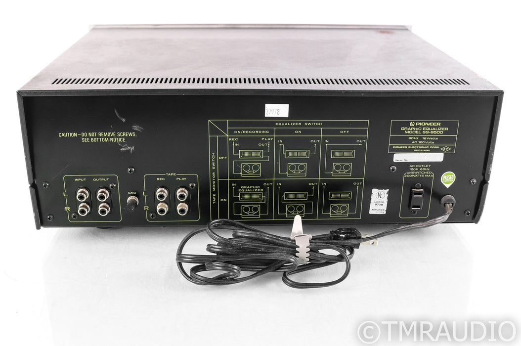 Pioneer SG-9500 Vintage Graphic Equalizer; SG9500; SG9500