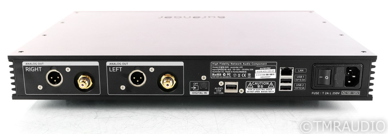 Aurender A10 Network Streamer; Black; 4tb HDD; A-10; Black; 4tb HDD; A-10