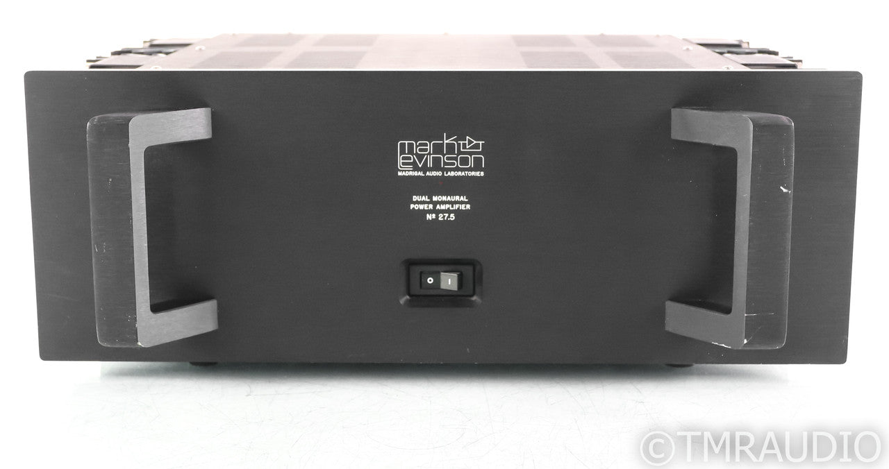 Mark Levinson No. 27.5 Stereo Power Amplifier; Black; Black