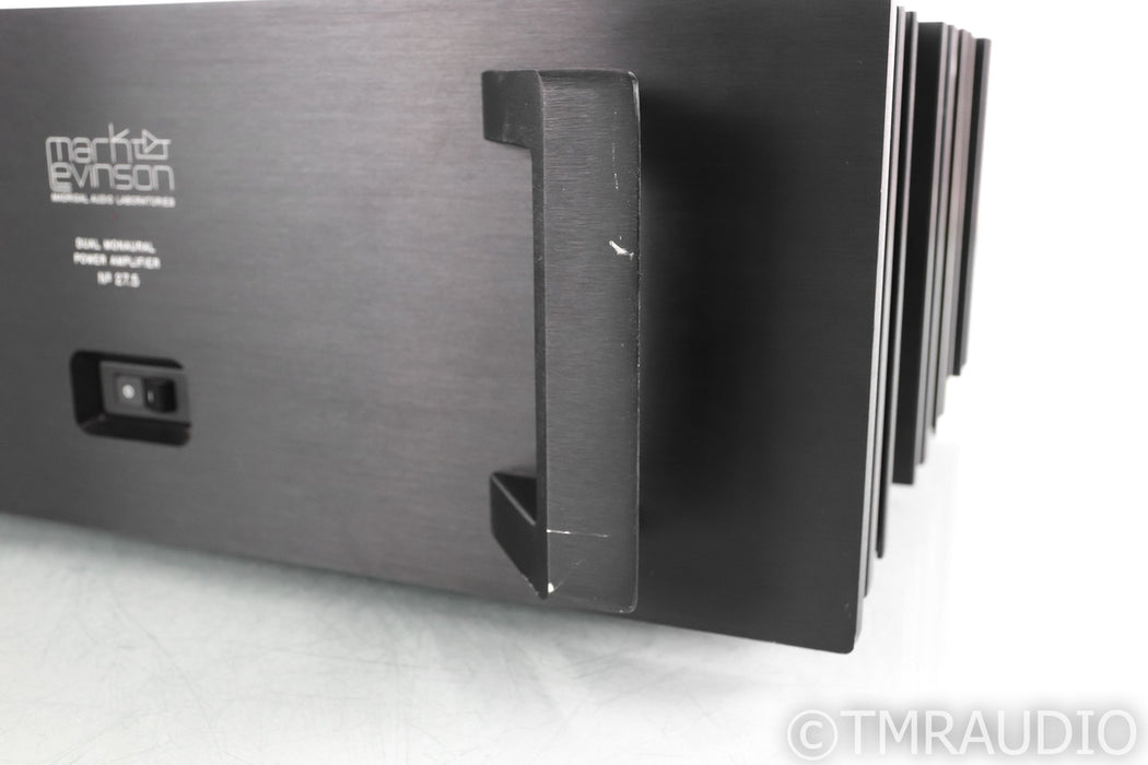 Mark Levinson No. 27.5 Stereo Power Amplifier; Black; Black