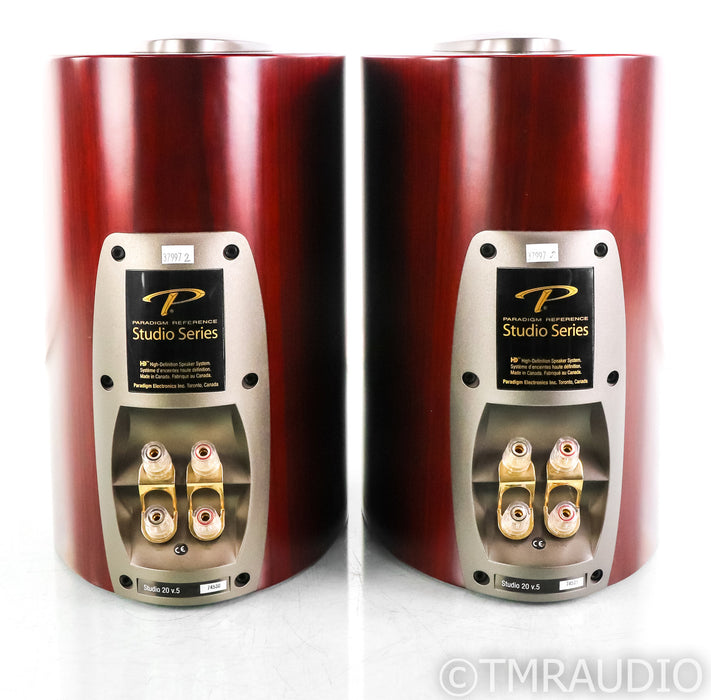 Paradigm Studio 20 v.5 Bookshelf Speakers; Rosewood Pair; Rosewood Pair