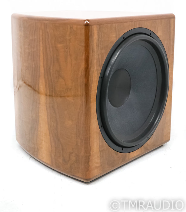 Funk Audio 18.0 18" Powered Subwoofer; Curly Walnut High Gloss; Curly Walnut High Gloss