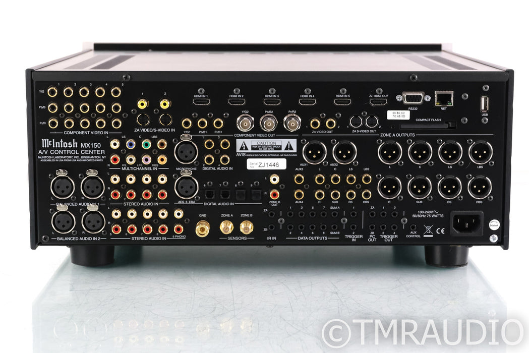McIntosh MX150 7.1 Channel Home Theater Processor; Remote; MX-150; Remote; MX-150
