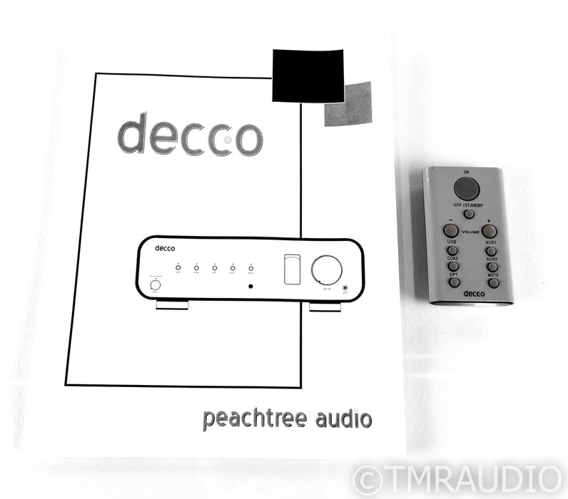 Peachtree Decco Stereo Tube Hybrid Integrated Amplifier; AS-IS (No USB, Optical)