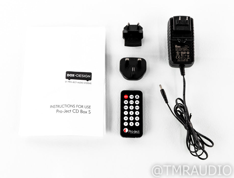 Pro-Ject CD Box S CD Player; Remote