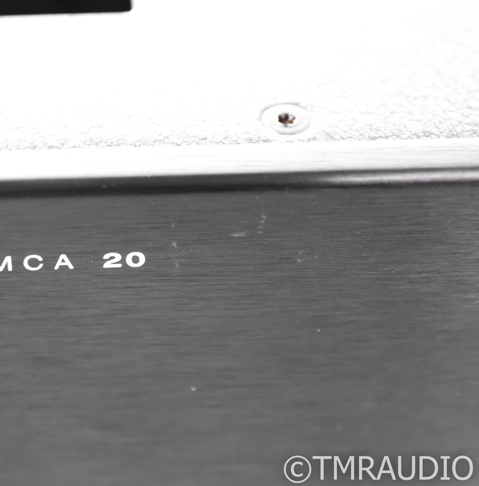 Anthem MCA 20 Stereo Power Amplifier; MCA20; Rack Mountable