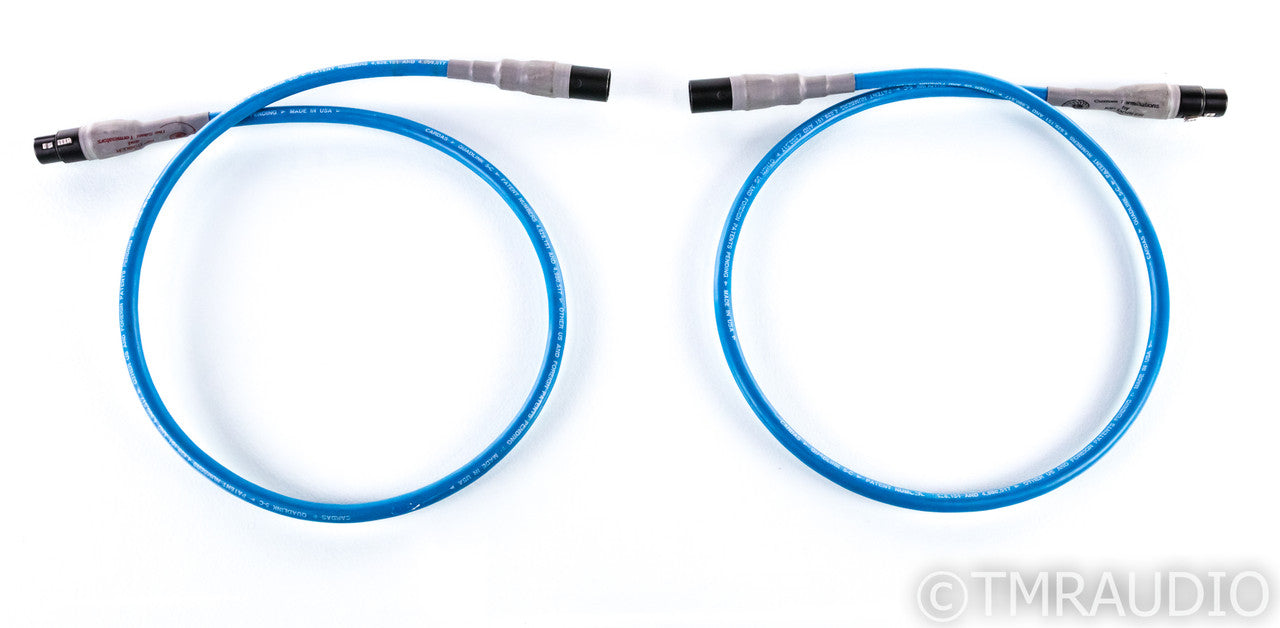 Cardas Quadlink 5-C XLR Cables; 1m Pair Balanced Interconnects