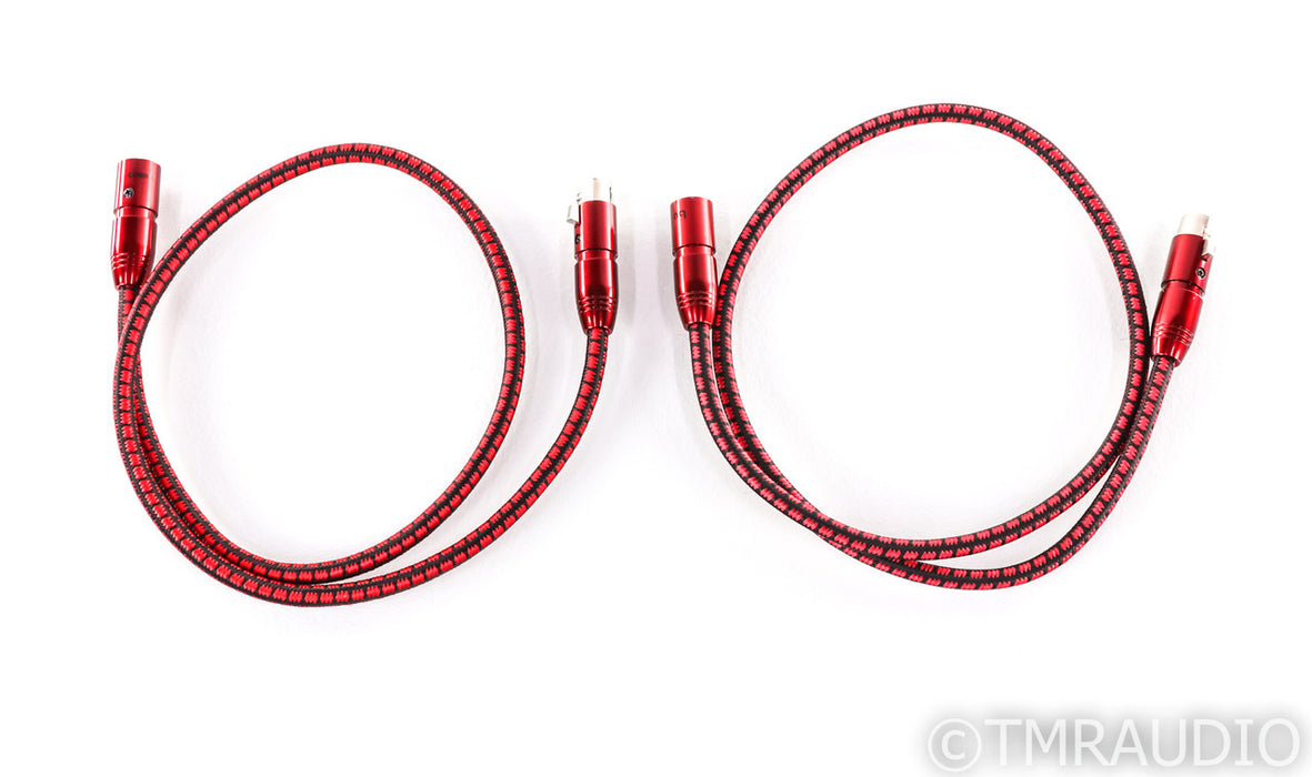 AudioQuest King Cobra XLR Cables; 1m Pair Balanced Interconencts