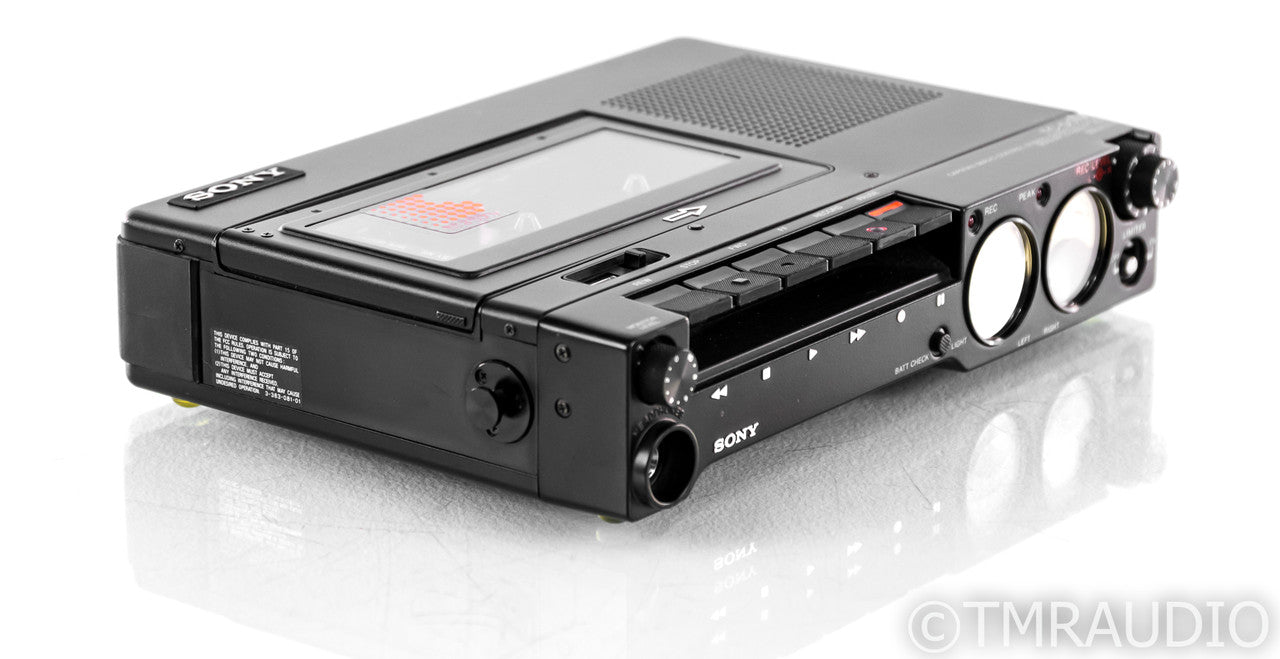 Sony TC-D5M Vintage Portable Cassette Tape Recorder; TCD5M — The