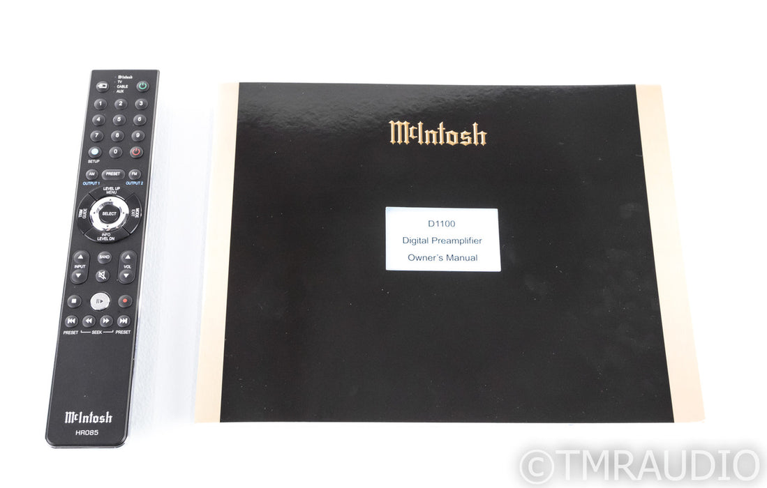 McIntosh D1100 DAC; D/A Converter; Digital Preamplifier; D-1100; Remote