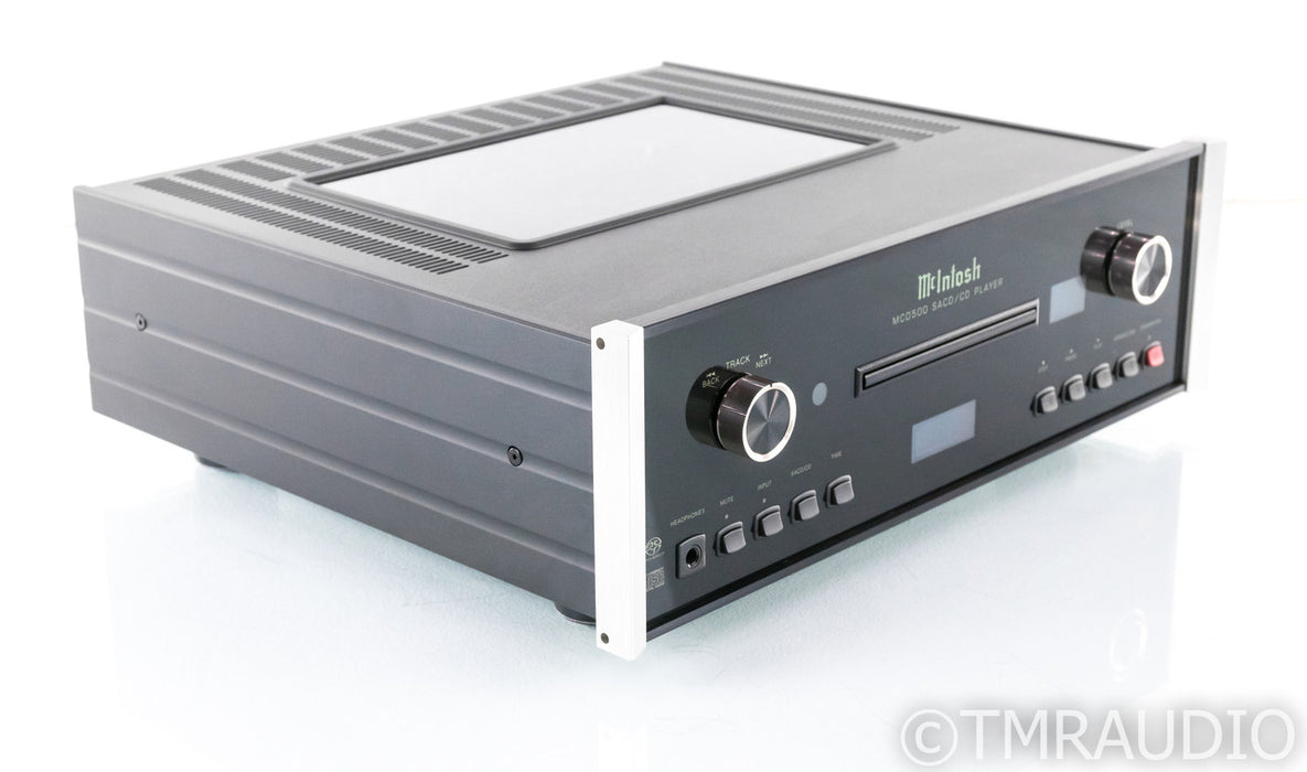 McIntosh MCD500 SACD / CD Player; MCD-500; Remote (Less than one year)