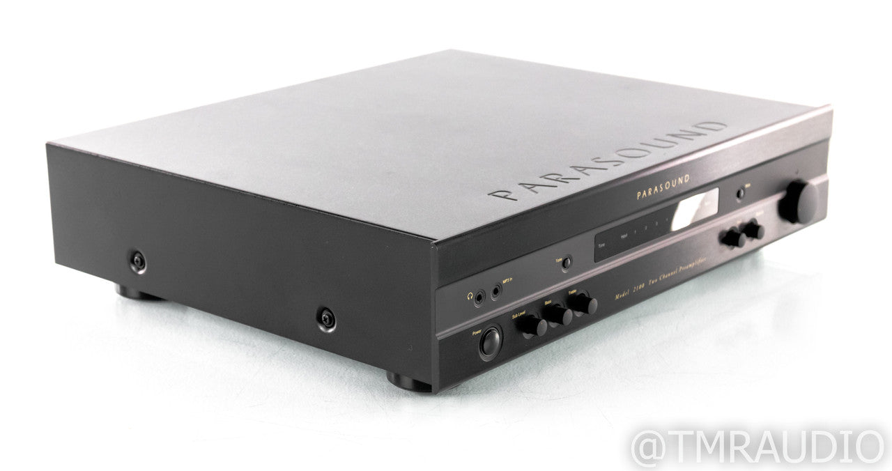 Parasound Model 2100 2.1 Channel Preamplifier; Remote; MM / MC Phono